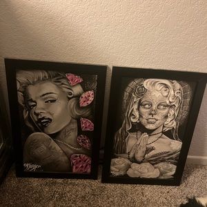 Cute Marilyn Monroe framed pictures!